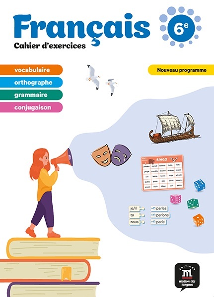 Couverture de Français 6e - cahier d'exercices