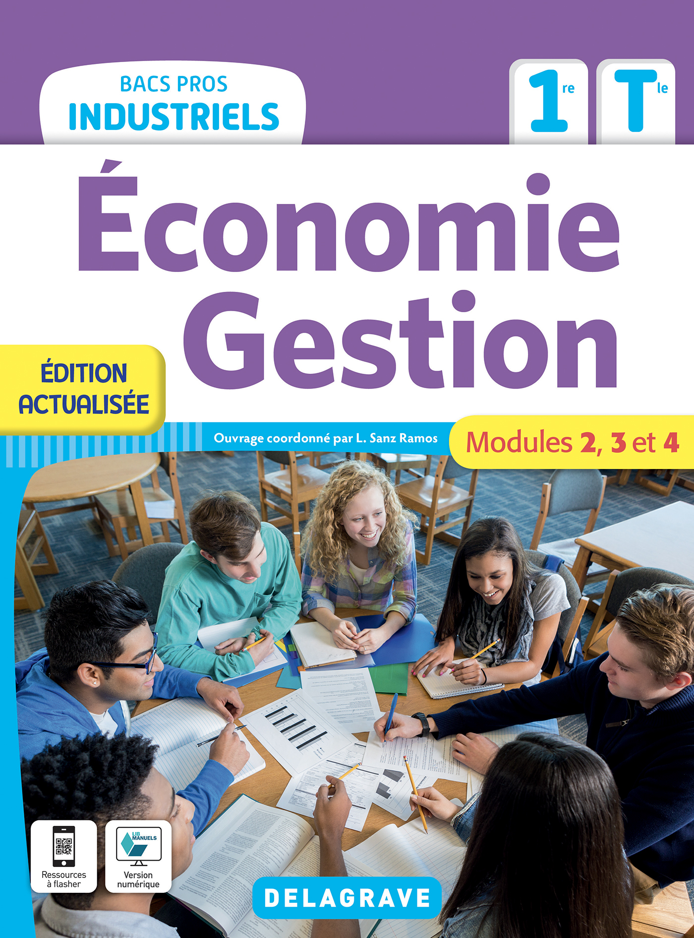 Couverture de Économie-Gestion 1re, Tle Bacs Pros Industriels (2022) - Pochette élève