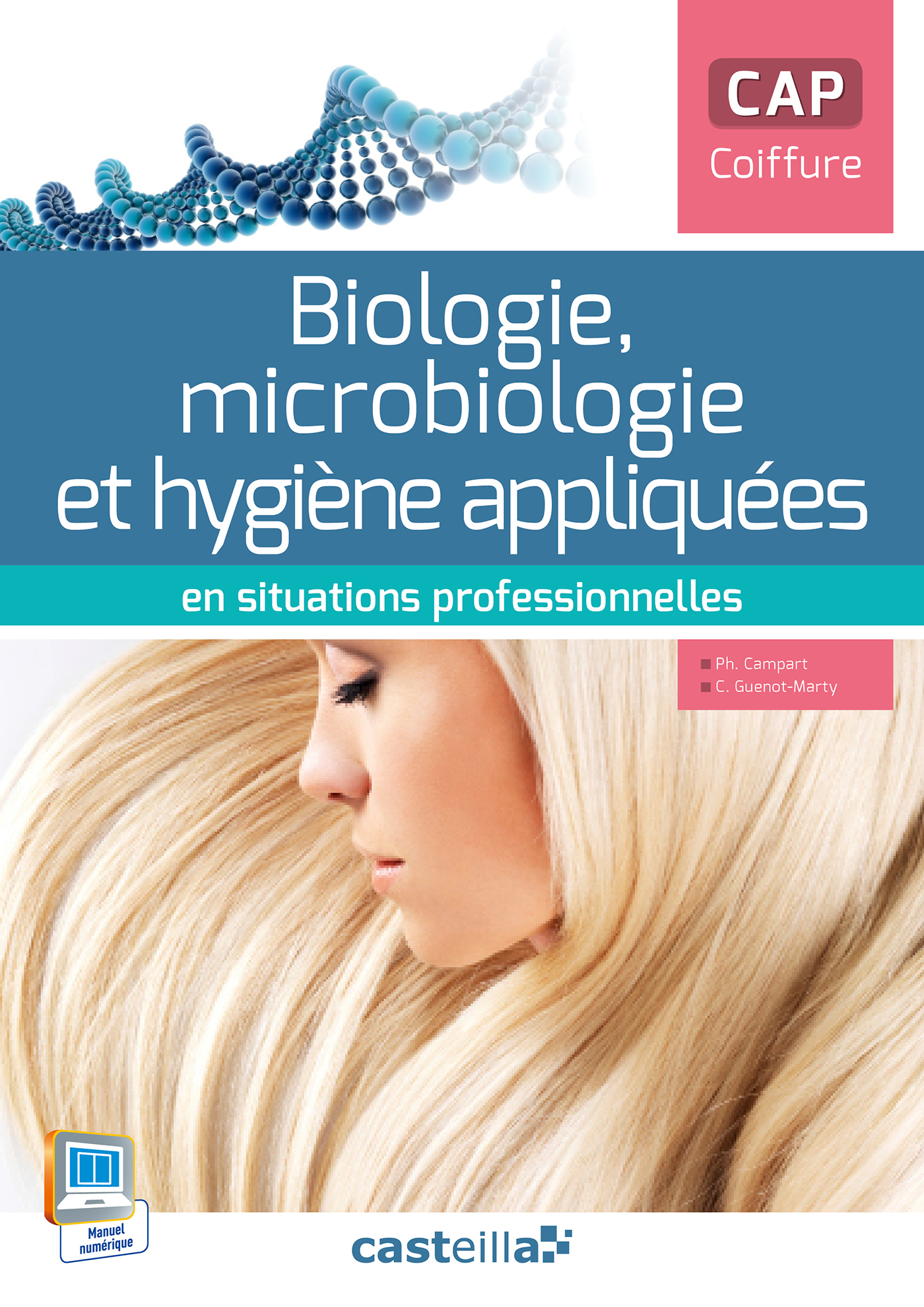 Couverture de En situations professionnelles - En situations professionnelles Biologie, microbiologie et hygiène appliquées en situations professionnelles CAP coiffure (2015) - Pochette élève
