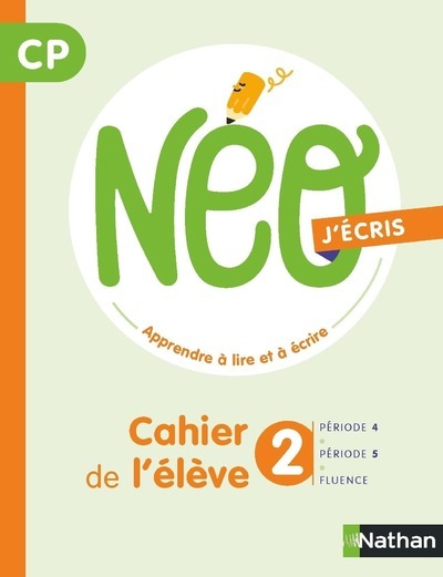 Couverture de NEO - Neo j'écris CP - Cahier de l'élève 2
