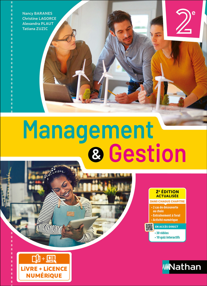 Couverture de Management & Gestion 2de - 2024 - Pochette - élève - + iManuel