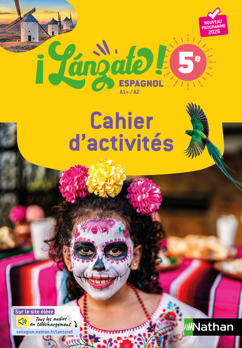 Couverture de LANZATE - ¡Lanzáte! - 5e - Cahier - 2026