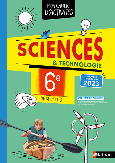 Couverture de Sciences 6e - Edition 2023