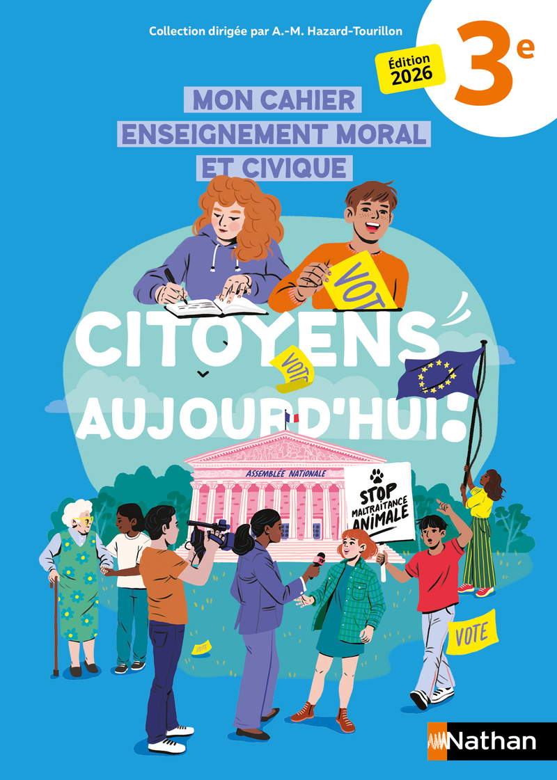 Couverture de EMC - 3ème - Cahier d'Activités - 2026