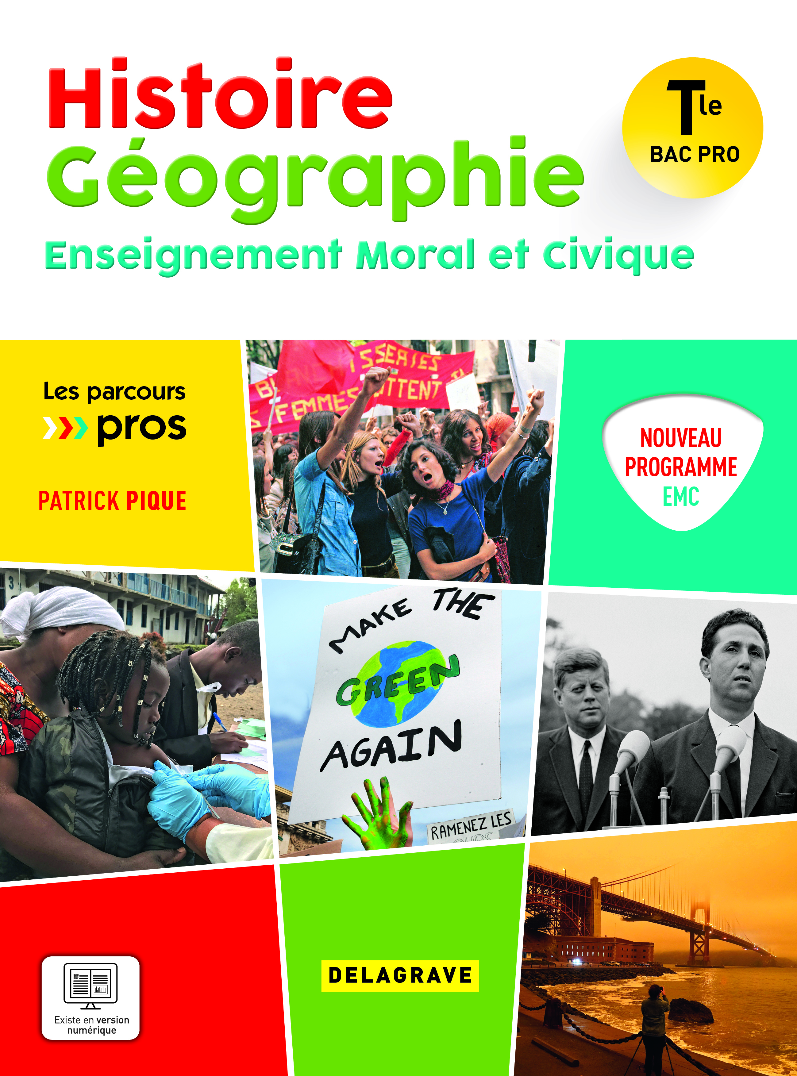 Couverture de Parcours Pro en Histoire-Géo - Les Parcours Pros - Histoire Géographie EMC Tle Bac Pro (2026) - Pochette élève