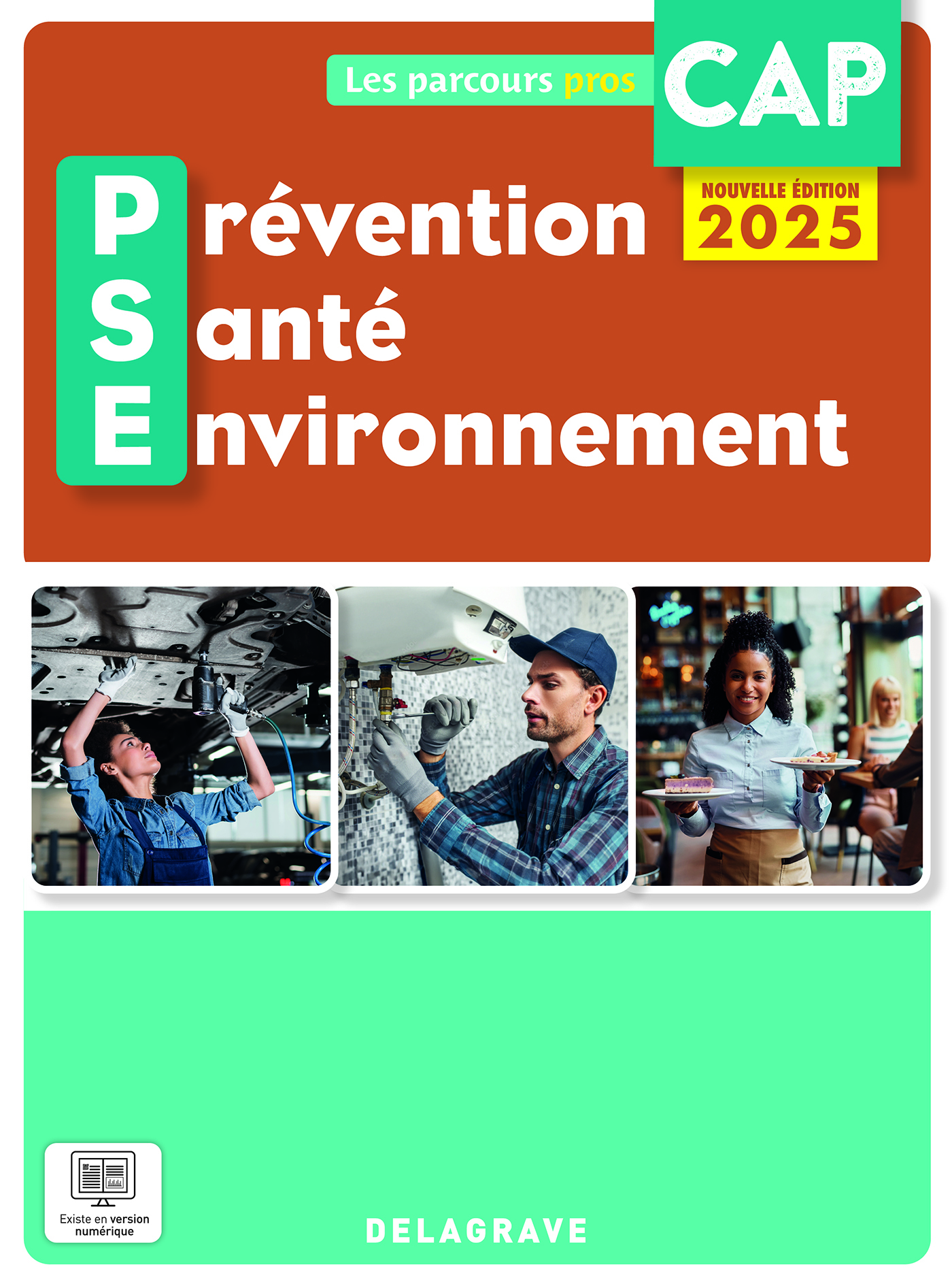 Couverture de Les Parcours Pros - Les Parcours Pros Prévention Santé Environnement (PSE) CAP (2025) - Pochette élève