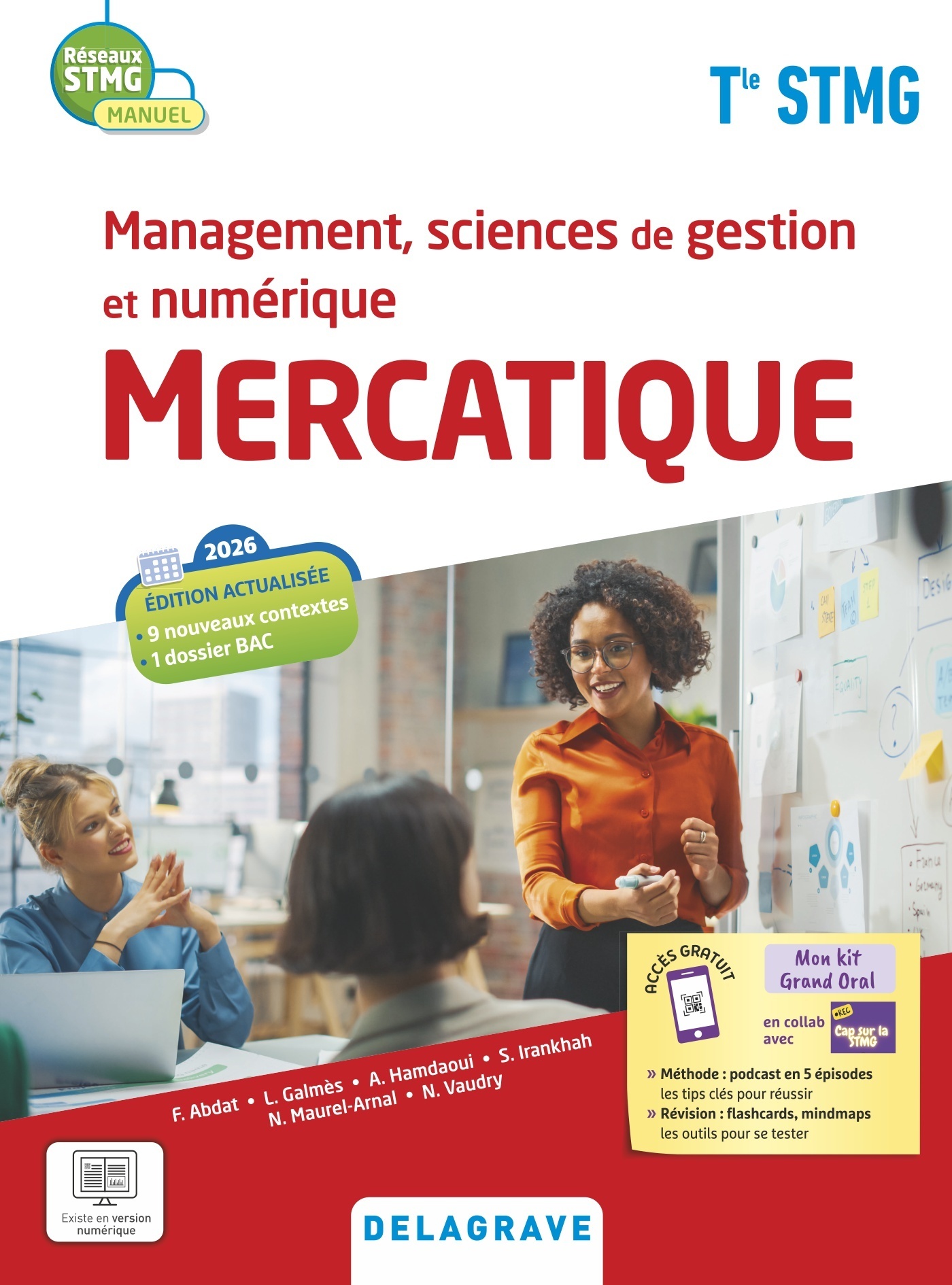 Couverture de Réseaux STMG - Réseaux STMG - Mercatique Tle STMG (2026) - Manuel élève