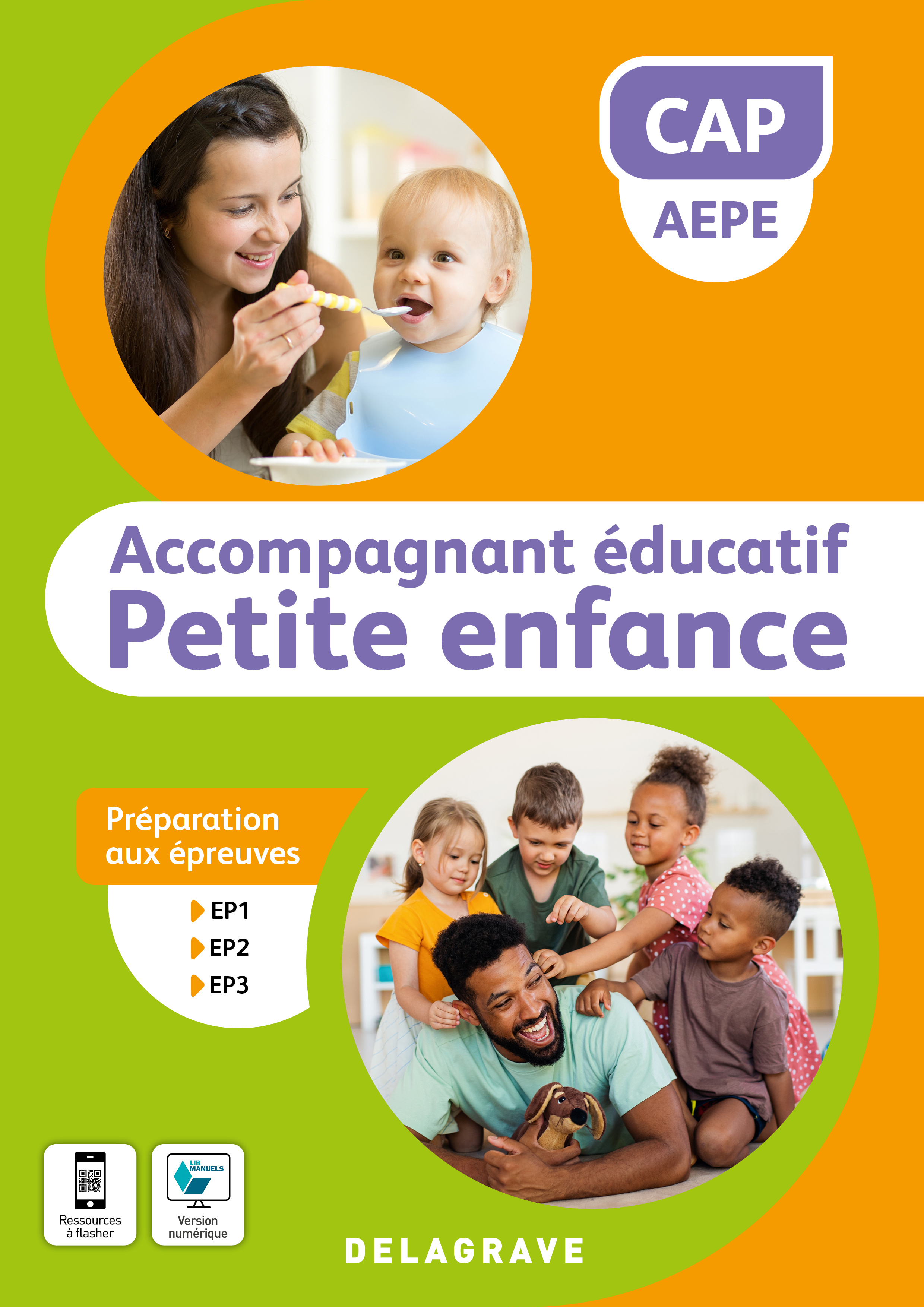 Couverture de CAP Accompagnant éducatif petite enfance AEPE (2022) - Pochette élève