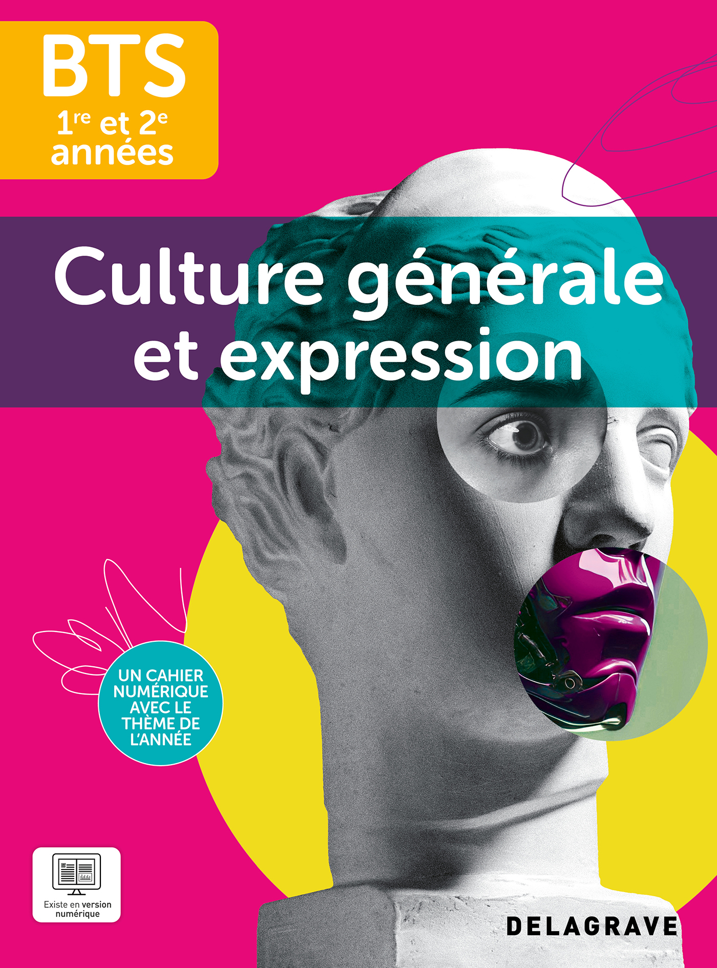 Couverture de Culture Générale et Expression BTS 1re et 2e années (2025) - Pochette élève