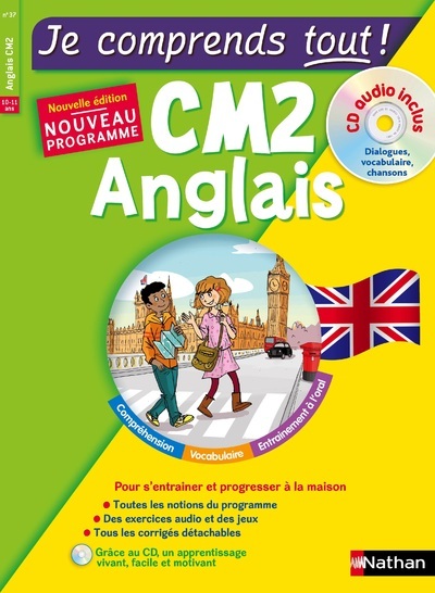 Couverture de COMPRENDS TOUT - Je comprends tout ! Anglais CM2 + cd audio