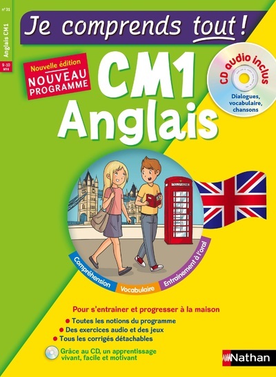 Couverture de COMPRENDS TOUT - Je comprends tout ! Anglais CM1