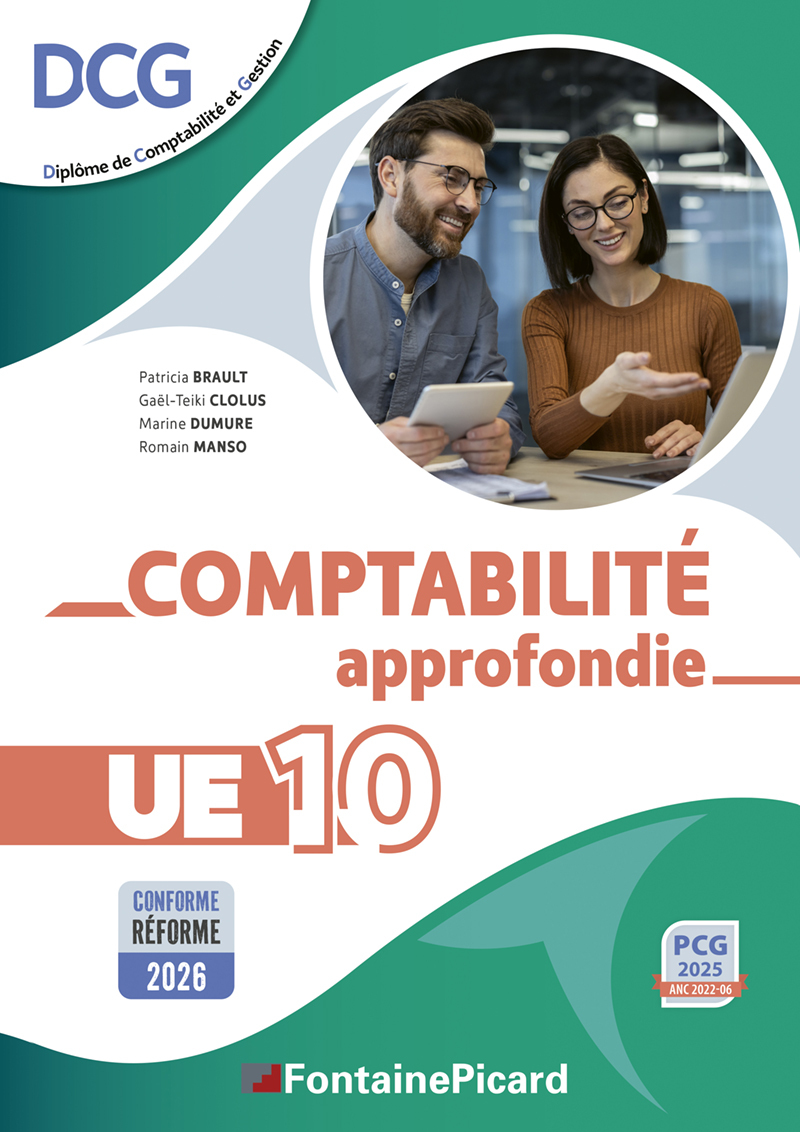 Couverture de Comptabilité approfondie UE10 - DCG