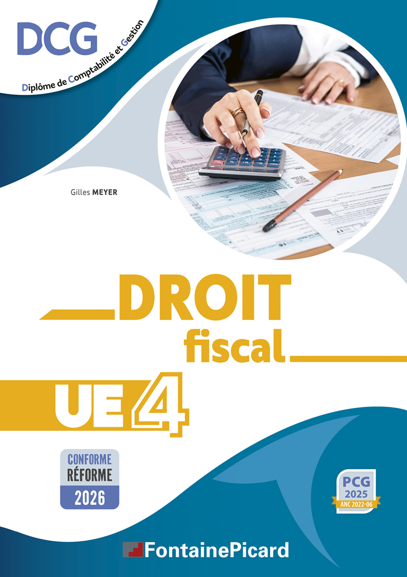 Couverture de DROIT FISCAL UE4 - DCG