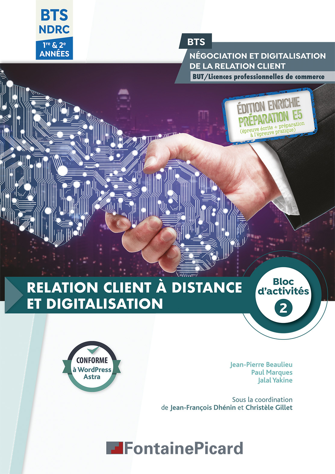 Couverture de RELATIONS CLIENTS  A DISTANCE ET DIGITALISATION BTS1 NDRC
