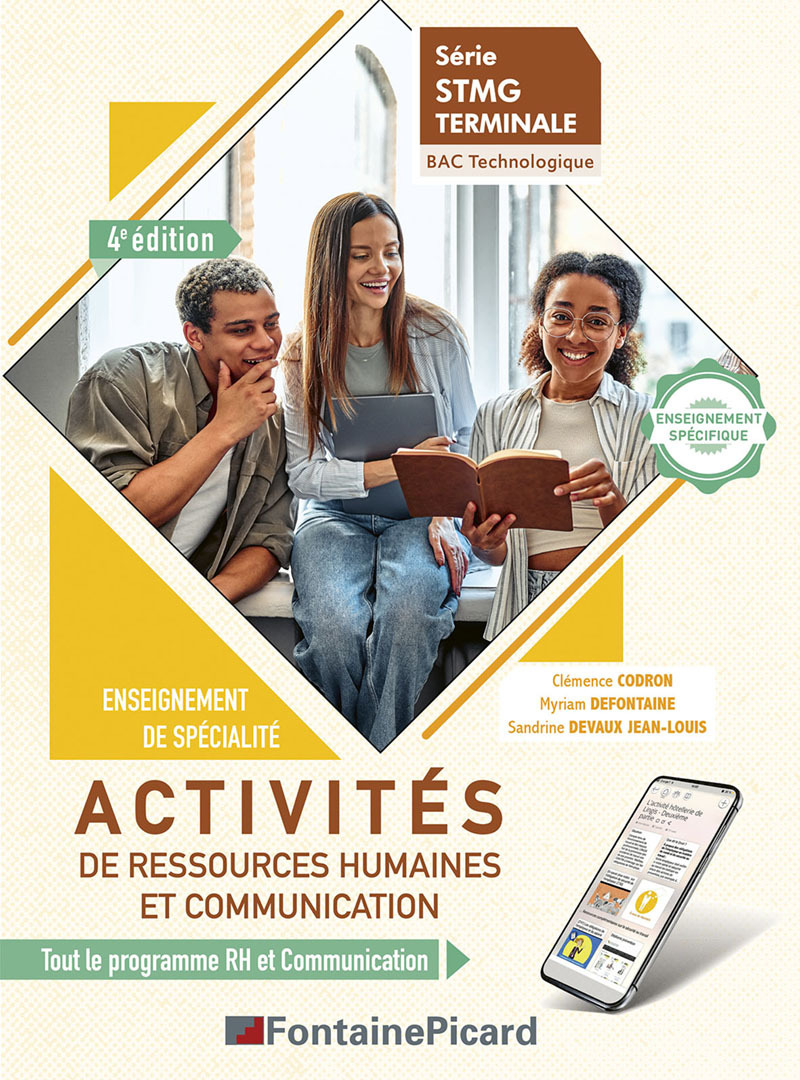 Couverture de ACTIVITÉS DE RESSOURCES HUMAINES ET COMMUNICATION TERMINALE STMG