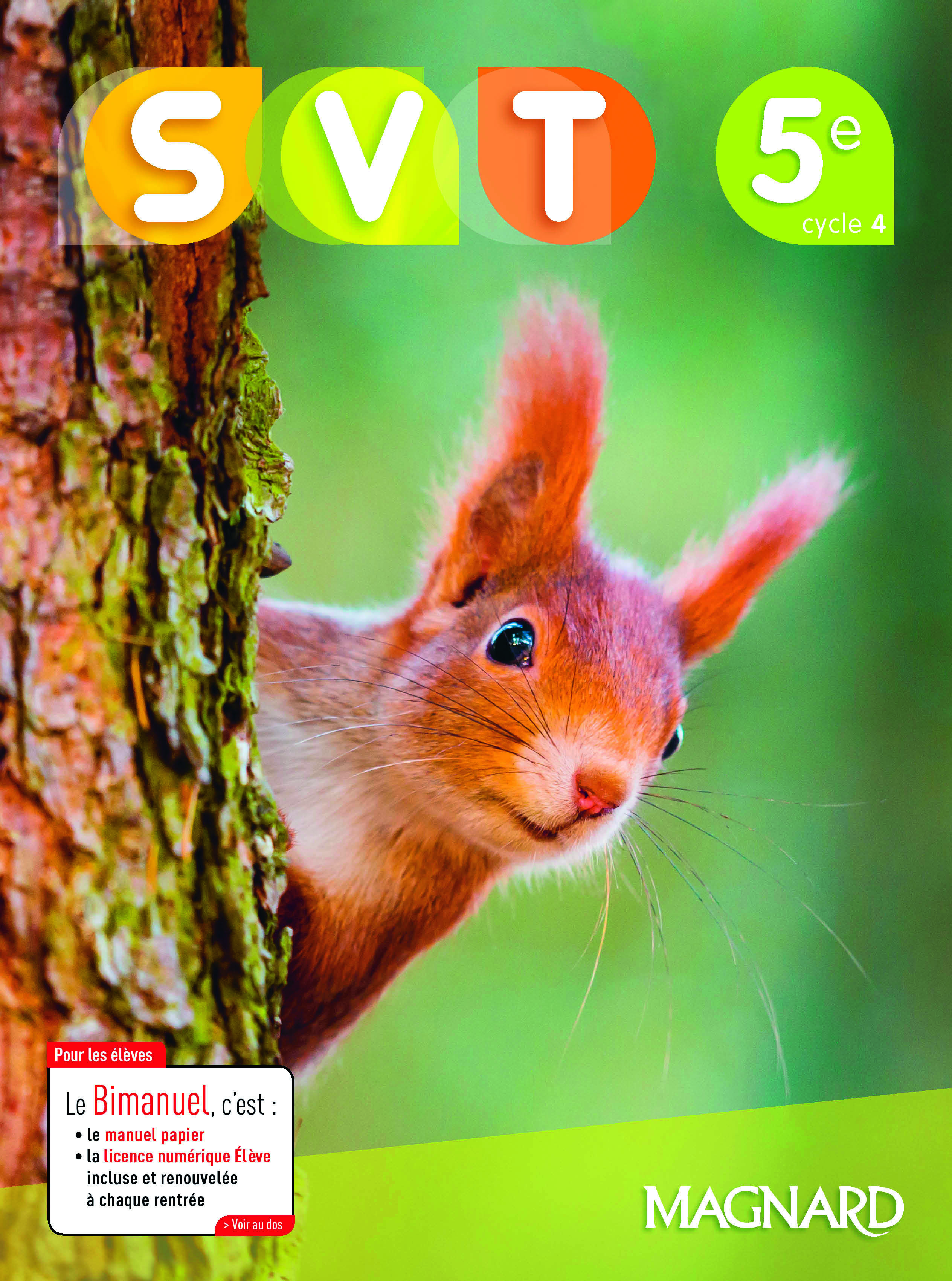 Couverture de SVT Collège - SVT 5e (2017) - Manuel élève