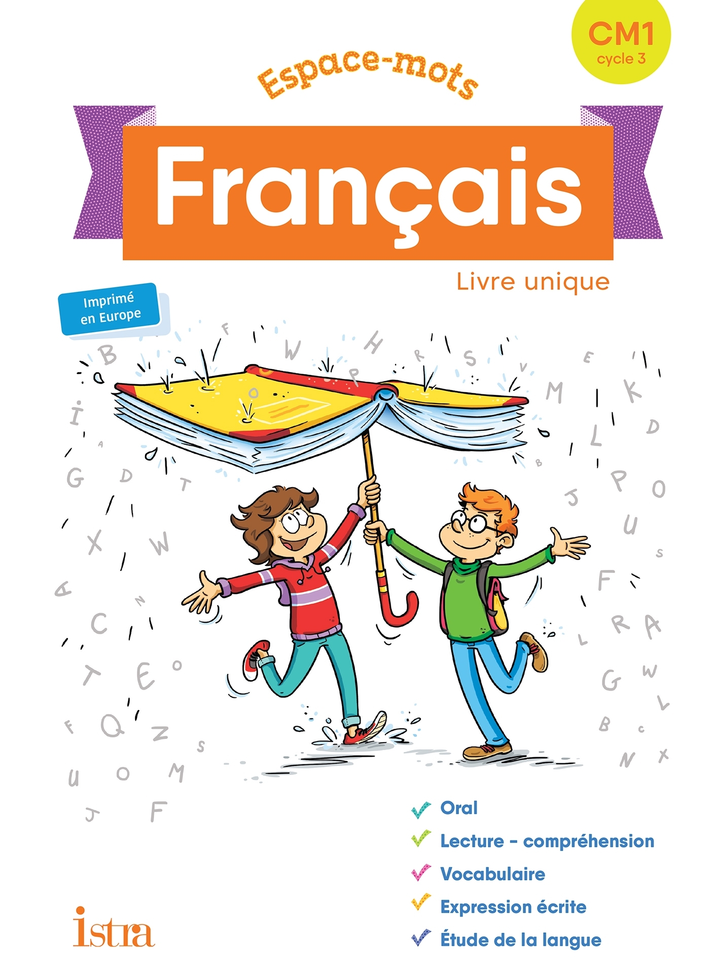 Couverture de Espace-Mots n° 45 - Espace-Mots Français CM1 - Livre élève - Ed. 2020