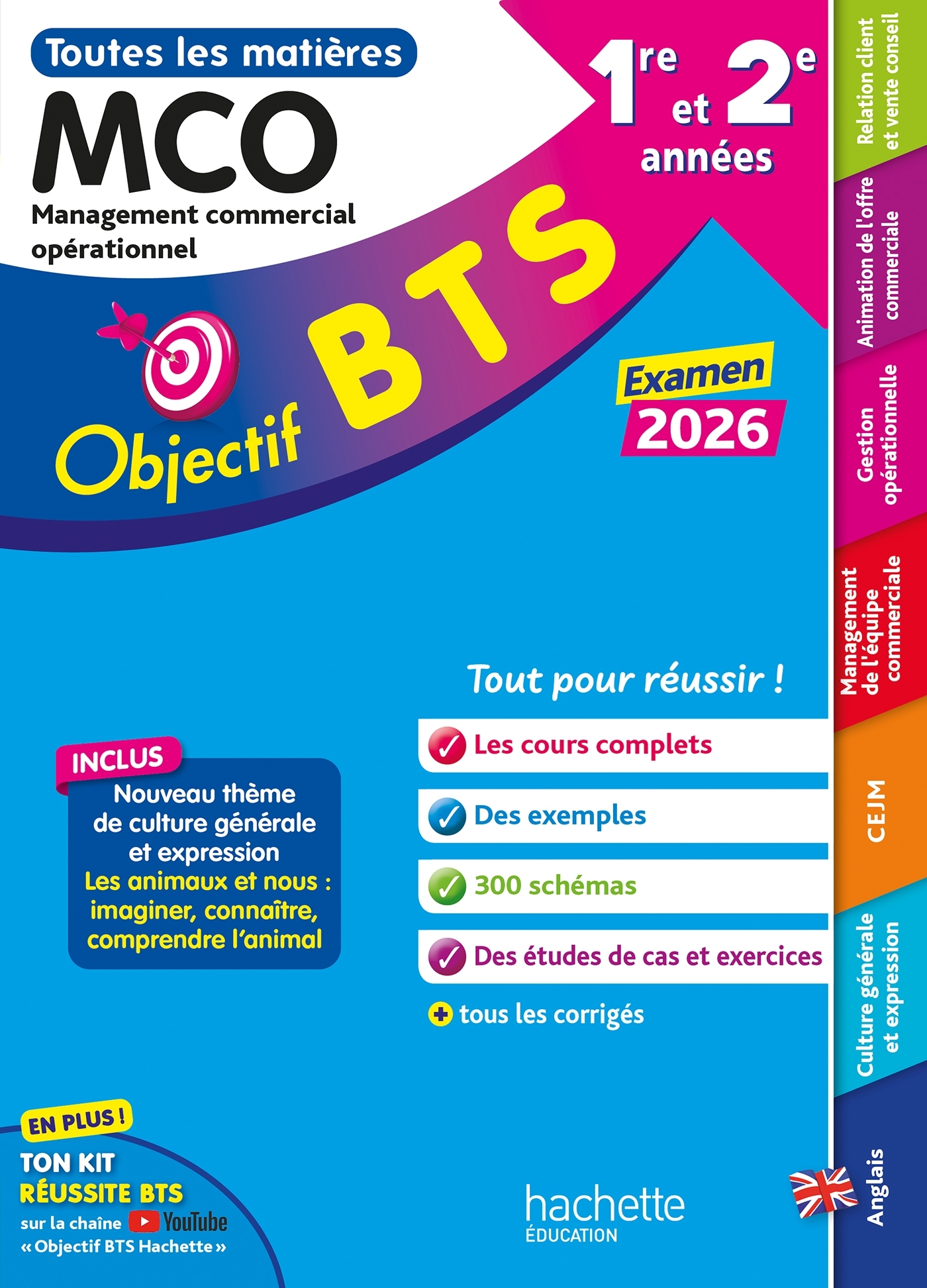 Objectif BTS MCO (1re et 2e années) - Toutes les épreuves, examen 2026