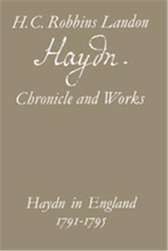 Haydn In England 1791-1795 /anglais