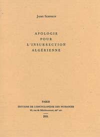 Apologie pour l'insurrection algérienne