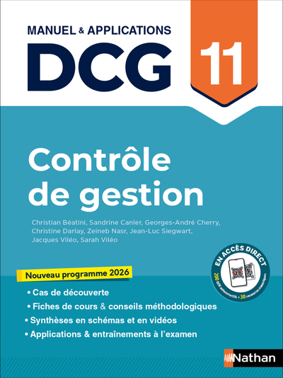Contrôle de gestion - DCG - Épreuve 11 - Manuel et applications
