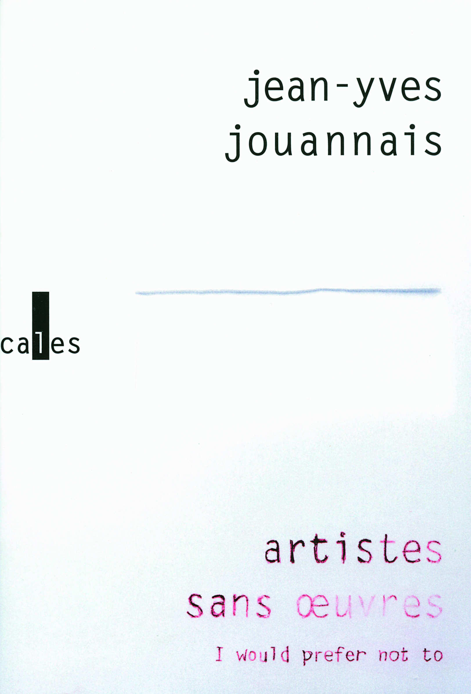 Artistes sans oeuvres
