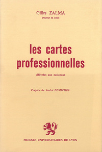 Les Cartes professionnelles délivrées aux nationaux
