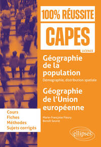 Géographie de la population : démographie, distribution spatiale ; Géographie de l’Union européenne