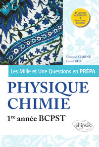 Les 1001 questions de la physique-chimie en prépa - 1re année BCPST