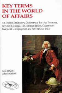 Key terms in the world of affairs