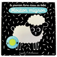 Le Premier Livre Tissu de Bébé - Mouton mignon