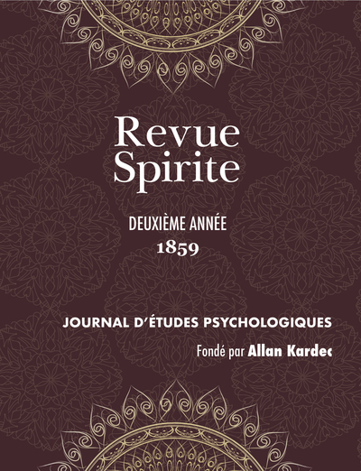 Revue Spirite (Année 1859 - deuxième année)