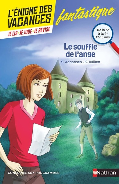L'énigme des vacances de la 5e à la 4e Le souffle de l'ange