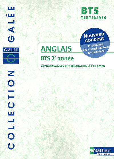 Anglais 2e année BTS Tertiaires Galée Livre de l'élève