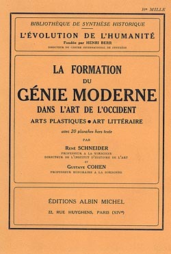 La Formation du génie moderne dans l'art de l'Occident