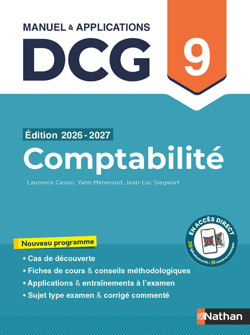 Comptabilité - DCG - Épreuve 9 - Manuel et applications 2026-2027