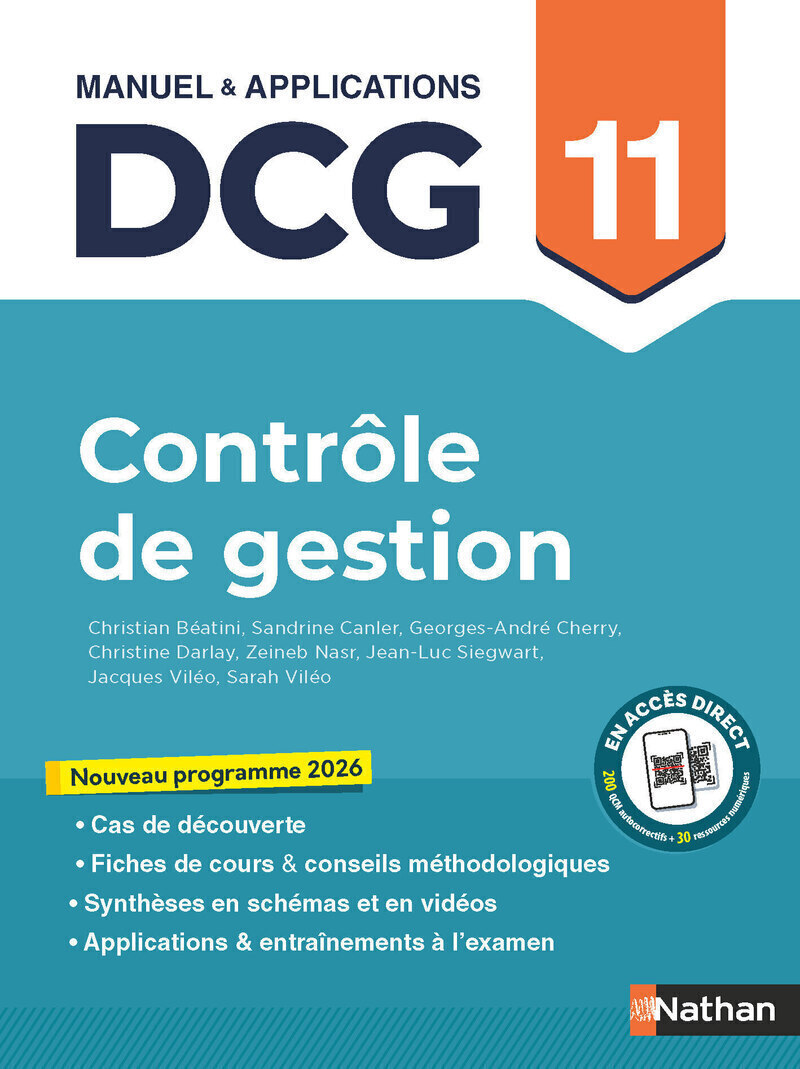 Contrôle de gestion - DCG - Épreuve 11 - Manuel et applications