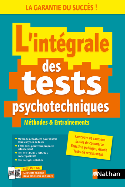 L'intégrale des tests psychotechniques : méthodes & entraînements