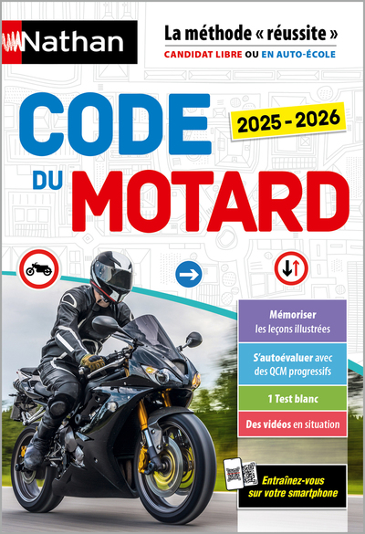 Code du motard 2025-2026 : la méthode réussite : candidat libre ou en auto-école