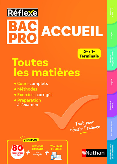 Bac pro métiers de l'accueil, 2de, 1re, terminale : toutes les matières