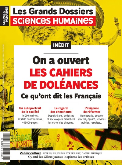 Sciences Humaines GD N°78 : On a ouvert les cahiers de doléances - Mars-Avril-Mai 2025