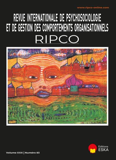 Revue internationale de psychosociologie 83 Prévenir et gérer les risques psychosociaux:un défi pour les organisations de soutien à l'entrepreneuriat