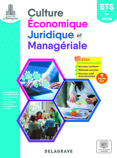 L'entreprise Culture économique, juridique et managériale (CEJM) 1re année BTS (2024) - Pochette élève