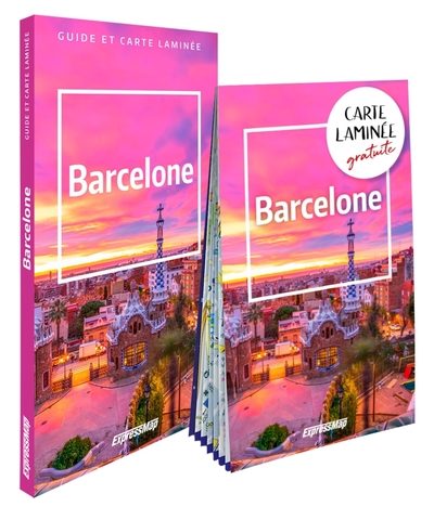 Barcelone : guide + carte laminée