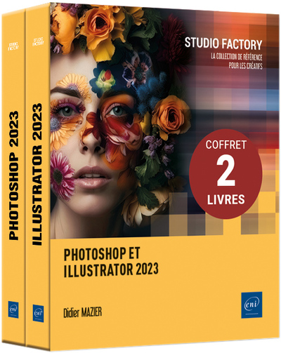 Photoshop et Illustrator 2023 : coffret 2 livres