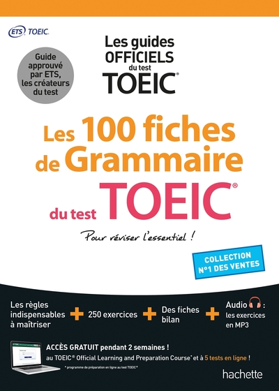 Les 100 fiches de grammaire du test TOEIC