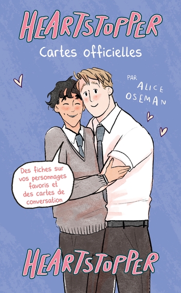 Heartstopper : cartes officielles : des fiches sur vos personnages favoris et des cartes de conversation