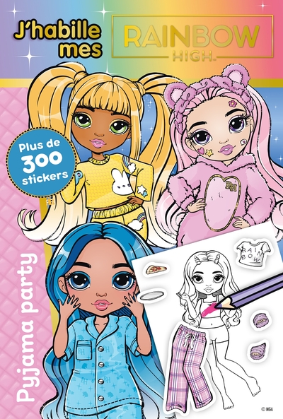 Rainbow High : J'habille : Pyjama Party