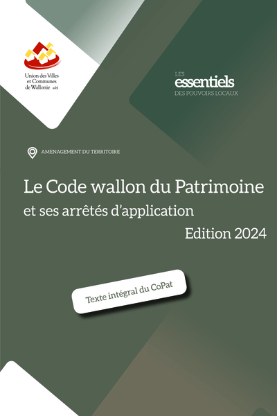 Le Code wallon du Patrimoine 2e édition