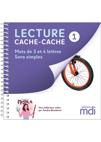 Lecture cache-cache - Livre 1 - Sons simples 3 à 4 lettres